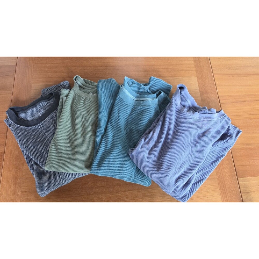 Kingsize Waffle Knit Thermal Men's Long Sleeve Top Size 4XL LOT